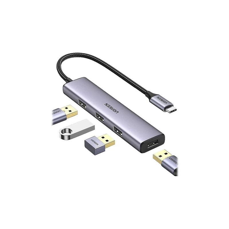 هاب 4 پورت Type-C یوگرین مدل 20841-CM473