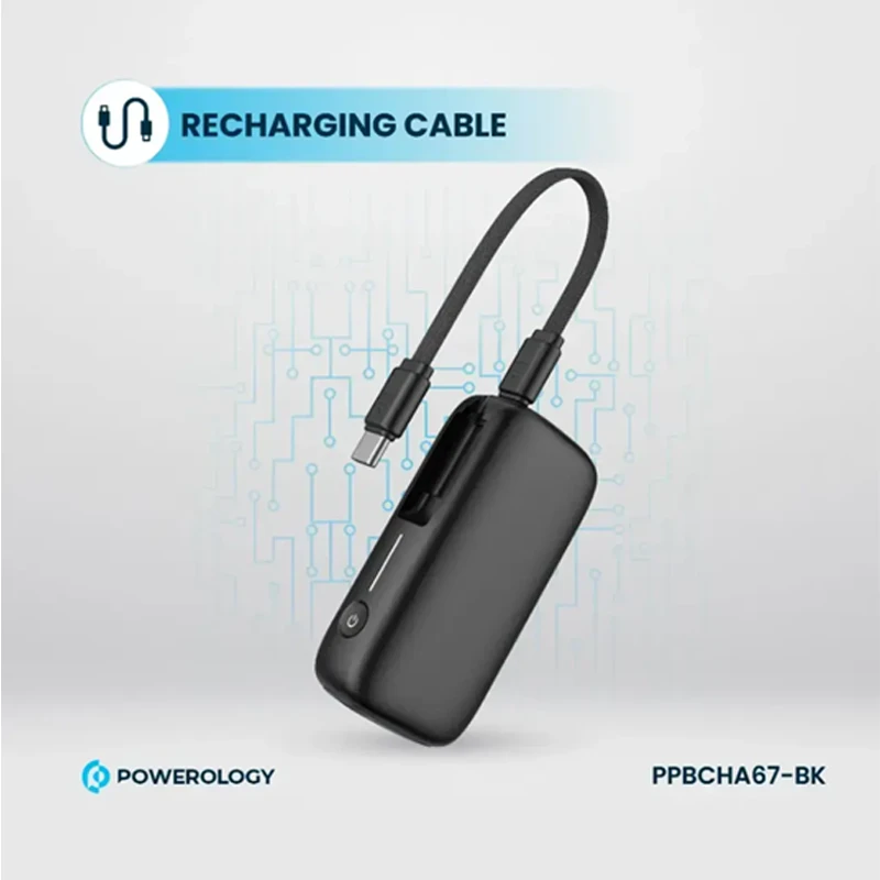 پاوربانک پاورولوژی مدل Powerology PPBCHA67 ظرفیت 20000 میلی‌آمپرساعت