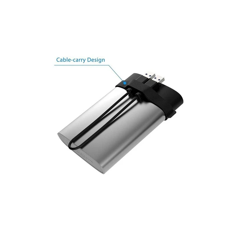 هارد اکسترنال 2 ترابایت سیلیکون پاور مدل Armor A85، رابط کابل USB Type-A 3.2، سرعت چرخش 5400 دور در دقیقه، مقاوم در برابر ضربه، پاشش آب و گرد و غبار