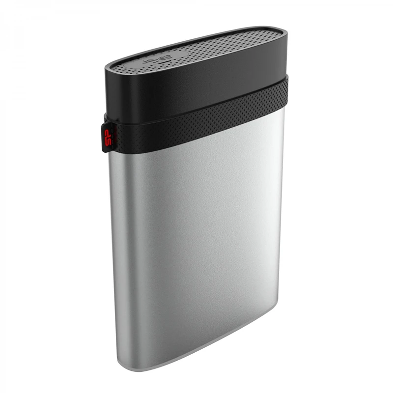 هارد اکسترنال 2 ترابایت سیلیکون پاور مدل Armor A85، رابط کابل USB Type-A 3.2، سرعت چرخش 5400 دور در دقیقه، مقاوم در برابر ضربه، پاشش آب و گرد و غبار