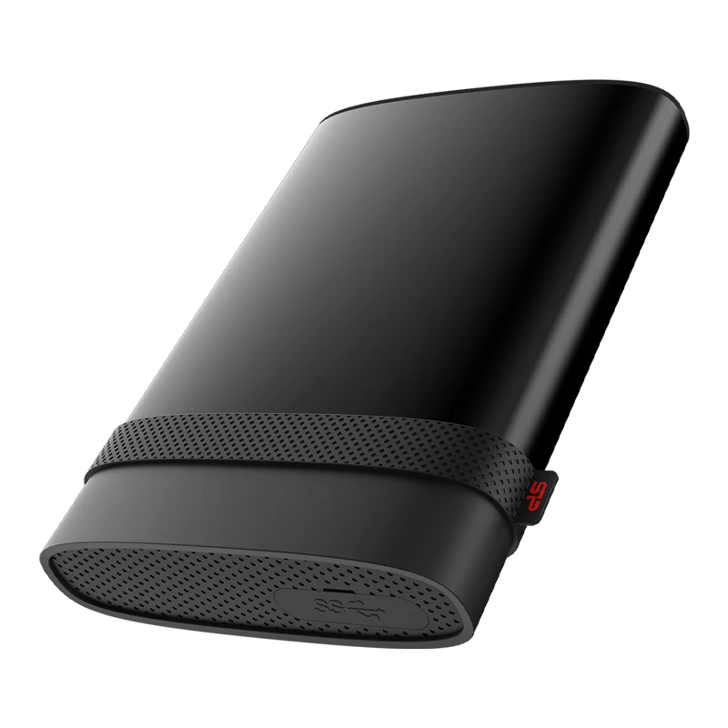 هارد اکسترنال 2 ترابایت سیلیکون پاور مدل Armor A85، رابط کابل USB Type-A 3.2، سرعت چرخش 5400 دور در دقیقه، مقاوم در برابر ضربه، پاشش آب و گرد و غبار