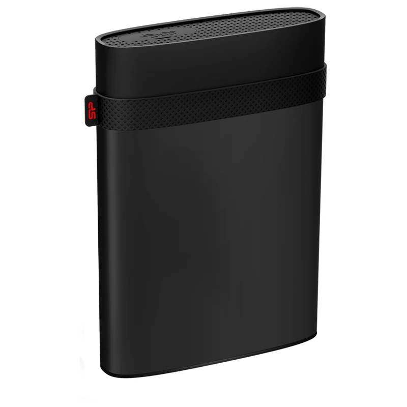هارد اکسترنال 2 ترابایت سیلیکون پاور مدل Armor A85، رابط کابل USB Type-A 3.2، سرعت چرخش 5400 دور در دقیقه، مقاوم در برابر ضربه، پاشش آب و گرد و غبار