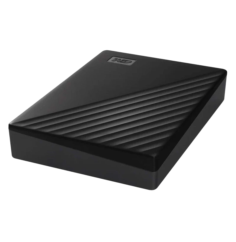 هارد اکسترنال 4 ترابایت وسترن دیجیتال مدل My Passport، استاندارد ارتباطی USB 3.2، رابط کابل USB Type-A، سرعت چرخش 5400 دور در دقیقه، مقاوم در برابر خط و خش و نفوذ آب
