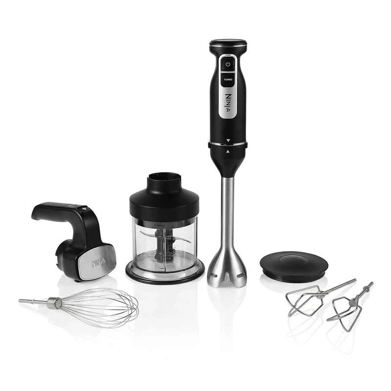 گوشت‌کوب برقی 850 وات نینجا مدل CI100UK دارای تیغه 6 پره استیل ضدزنگ