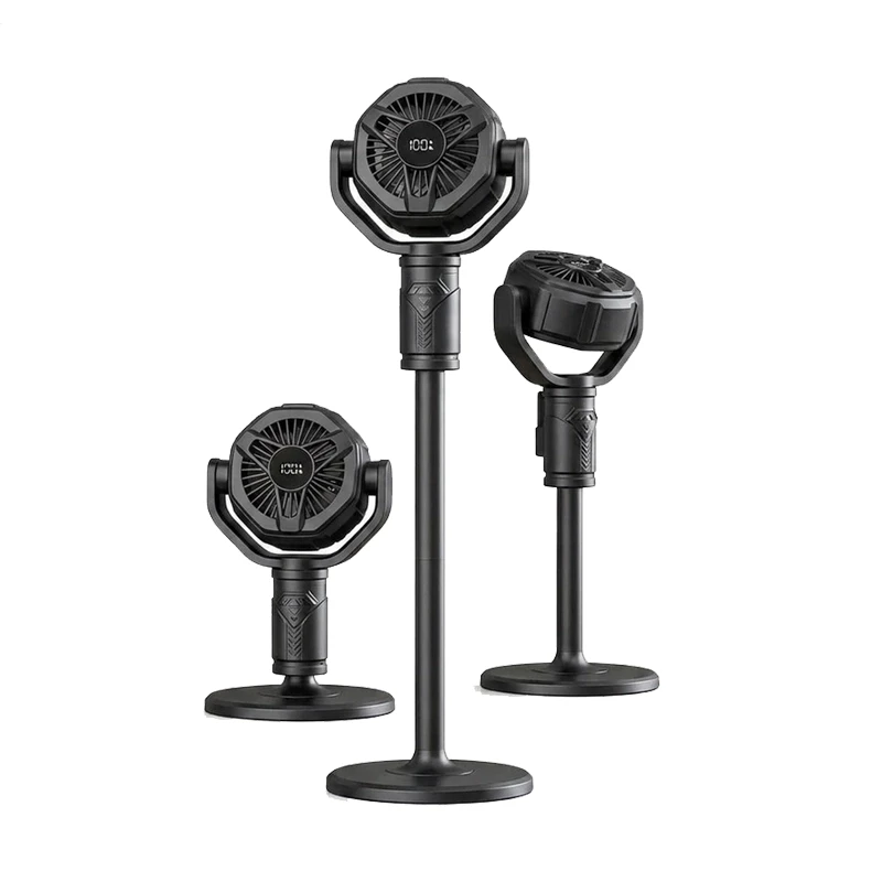 پنکه شارژی مدل F10 Air Circulation Automatic Head Shaking