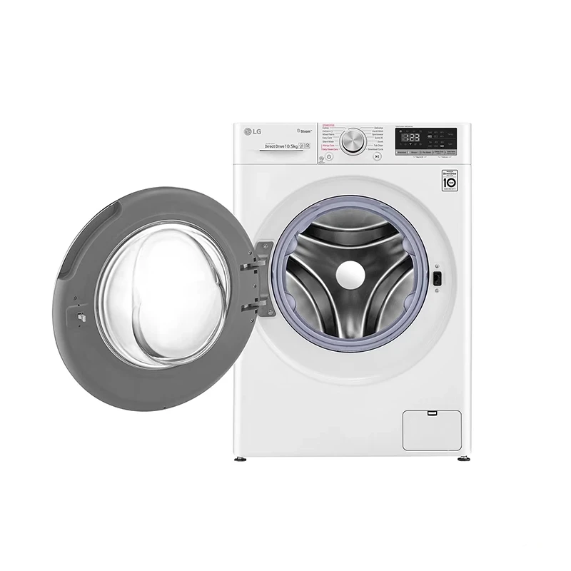 ماشین لباسشویی 10.5 کیلوگرم اتوماتیک ال جی مدل F4V5RYP0W دارای قابلیت خشک‌کن صددرصد