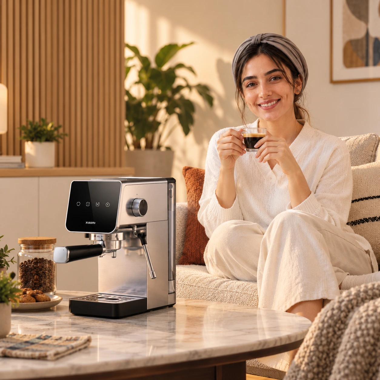 اسپرسو ساز و قهوه ساز شیائومی Xiaomi Semi-automatic Espresso Machine CME003