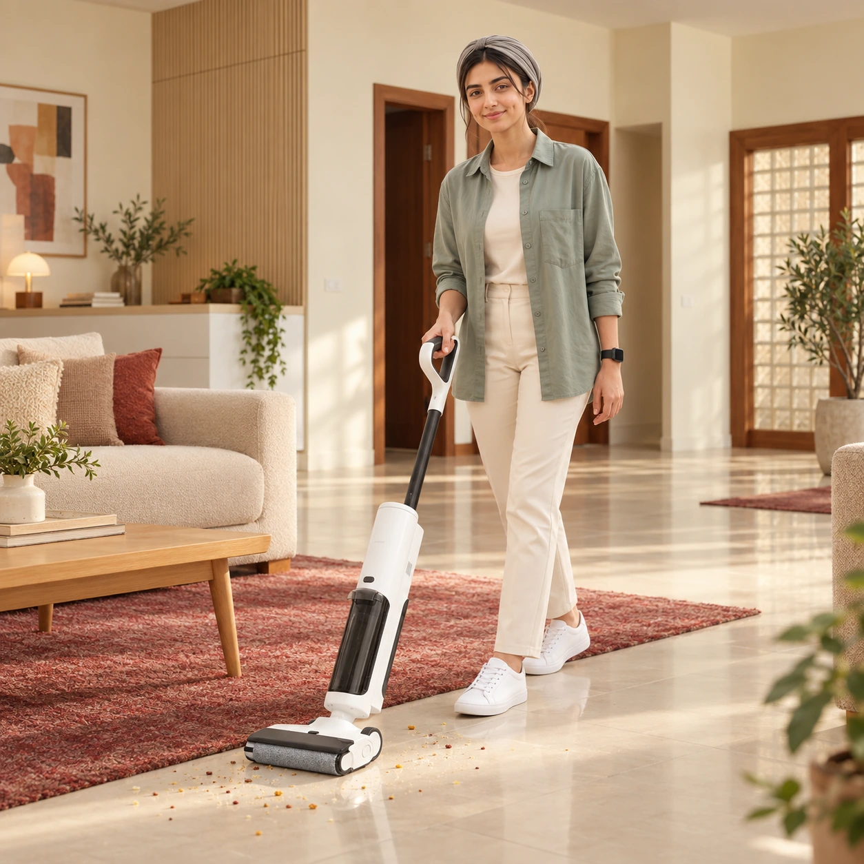 جارو شارژی شیائومی مدل W20 Wet Dry