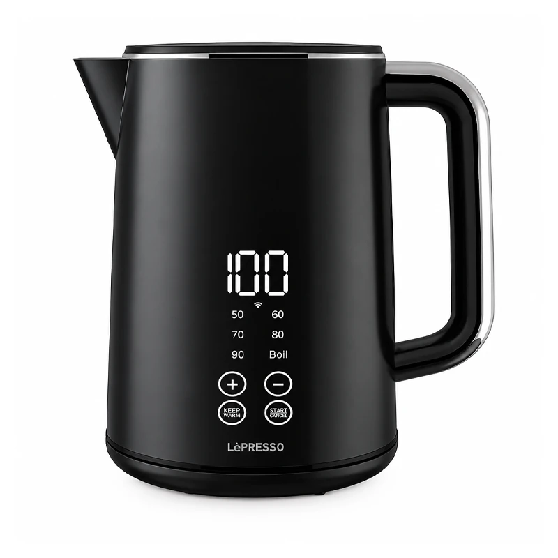 کتری برقی هوشمند لپرسو مدل Lepresso Smart Electric Kettle 1.7L LPTPSKBK
