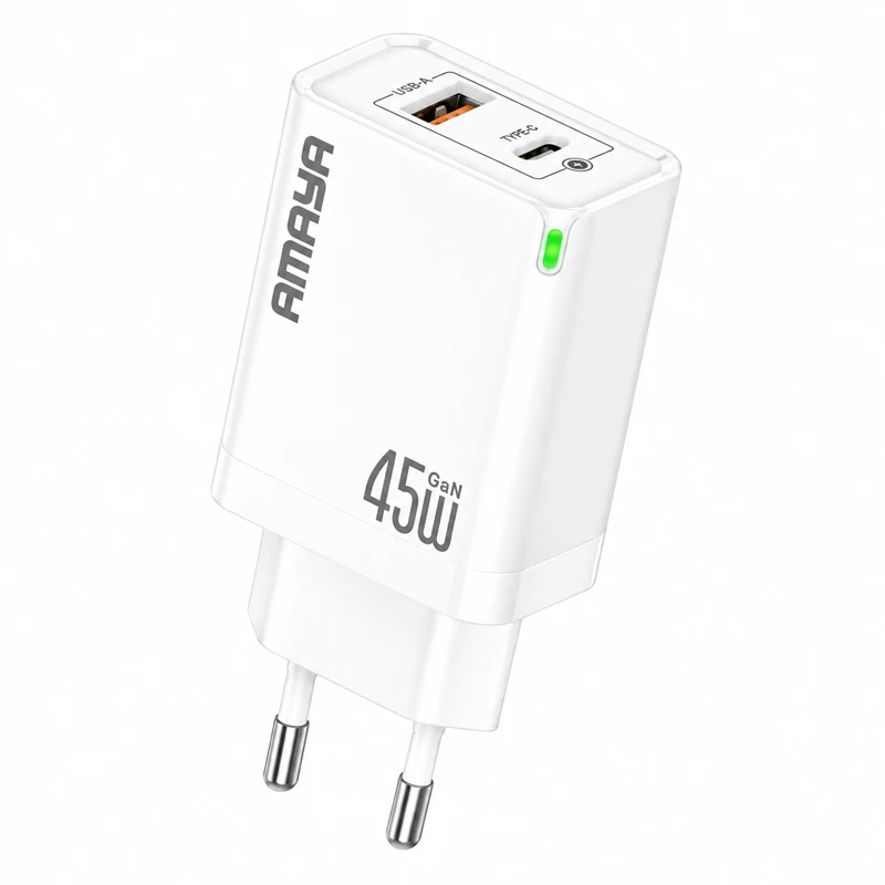 آداپتور شارژر سریع ۴۵ وات آمایا مدل ACW-E45D