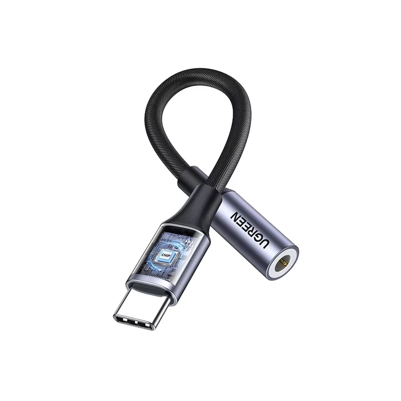 مبدل USB-C به جک 3.5 میلیمتری یوگرین مدل AV161-80154