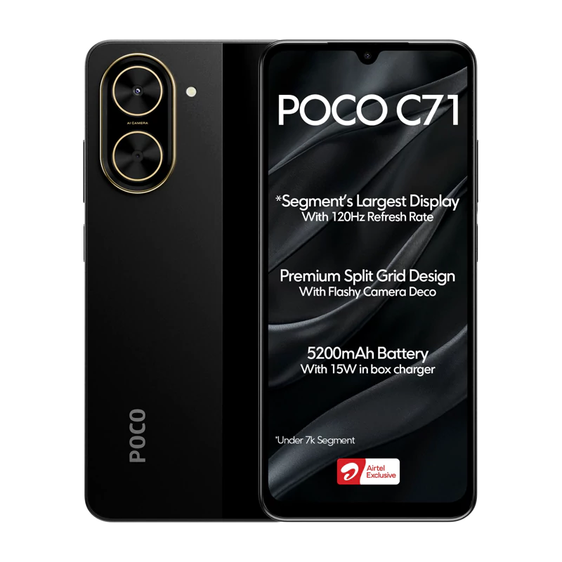 گوشی موبایل شیایومی پوکو مدل poco C71 ظرفیت 64گیگابایت 4 گیگابایت-گلوبال