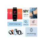 تصویر اینفو گرافیک از کاربرد مچ بند هوشمند mi smart band 7