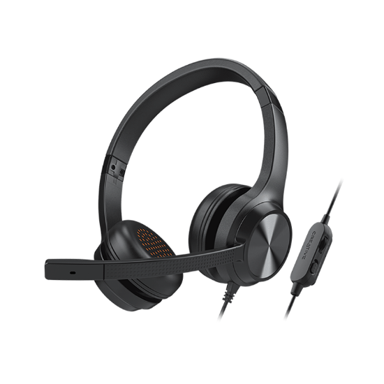 قیمت و مشخصات هدست با سیم کریتیو مدل creative chat wfh headset 35mm