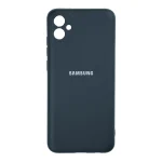 قاب سیلیکونی مشکی گوشی سامسونگ a04 silicon black cover
