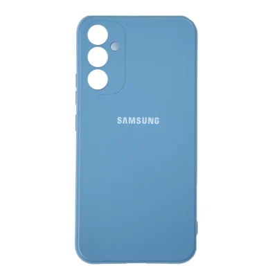 قاب گوشی رنگ آبی سیلیکونی گوشی موبایل samsung galaxy a34 blue