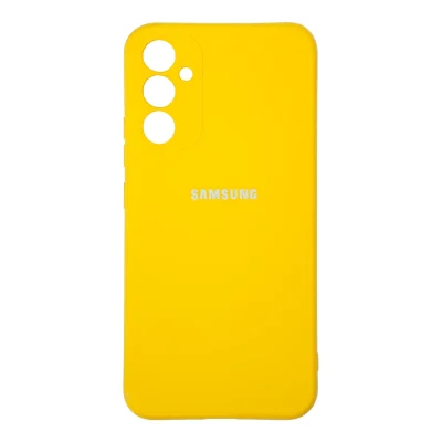 قاب گوشی رنگ زرد سیلیکونی گوشی موبایل samsung galaxy a34 yellow