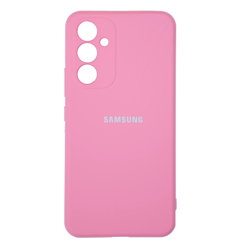 قاب گوشی صورتی جیغ سیلیکونی گوشی موبایل a54 dark pink