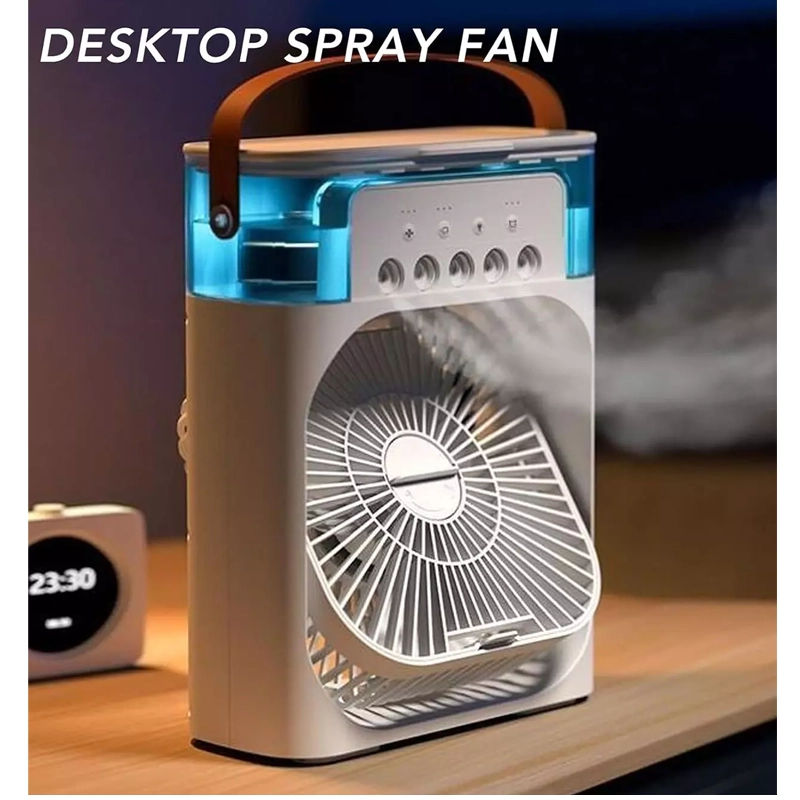 پنکه مه پاش رومیزی مدل air cooler fan 541,000تومان فروشگاه اینترنتی آوانید پنکه مه پاش رومیزی مدل air cooler fan