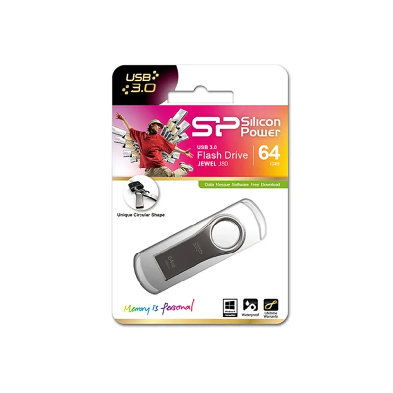 فلش سیلیکون پاور مدل jewel j80 ظرفیت 64 گیگابایت - image 3