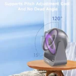 پنکه رومیزی قابل حمل مدل Bomidi Portable Desktop Fan DF02 - Image 5