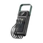 پاوربانک خورشیدی گرین لاین ظرفیت 30000 میلی آمپر ساعت مدل SOLAR MAX GNSLRPB30KBK