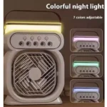 پنکه مه پاش رومیزی تایمردار مدل humidifier cooler fan - 4