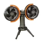 پنکه شارژی قابل حمل به همراه چراغ و پاوربانک پرودو مدل OSCILLATING FAN LFST150