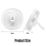 پنکه قابل حمل وستنگ هاوس مدل Westinghouse Personal Rechargeable Fan WSFRE155 - Image 2