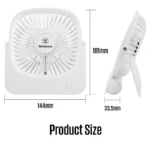 پنکه قابل حمل وستنگ هاوس مدل Westinghouse Portable Rechargeable Fan WSFRE156 - Image 5