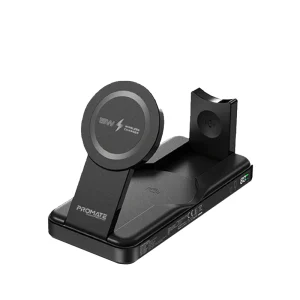 پاوربانک بی سیم 10000 میلی آمپر پرومیت مدل powerpack-fold