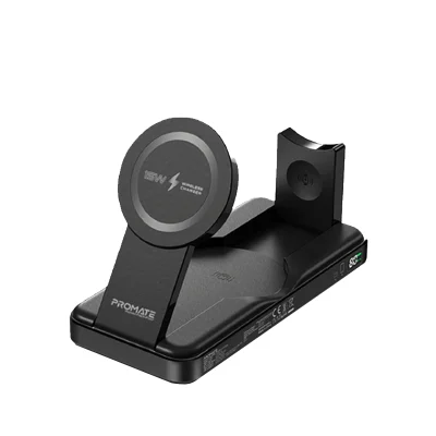 پاوربانک بی سیم 10000 میلی آمپر پرومیت مدل POWERPACK-FOLD