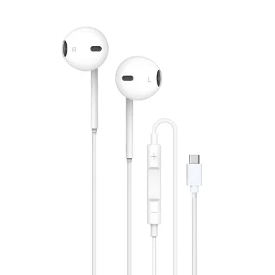 هندزفری سیمی گرین لاین مدل Stereo Earphone With Type-C Connector
