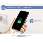 شارژر دیواری 25 وات فورس مدل FPLICS1C25WPDB USB-C PD - 3