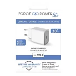 شارژر دیواری 30 وات فورس مدل FPLICS1C30WPDW USB-C PD - 3
