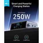 شارژر رومیزی انکر مدل Anker Prime Charger 250W 6-Port A2345 - 4