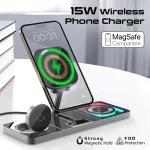شارژر بی سیم پرومیت مدل AURASLATE-TRIO - 7