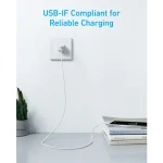 کابل USB به Type C انکر سری 322 مدل A81H5 طول 0.9 متر - Image 6