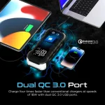 جامپ استارتر خودرو و پاوربانک پرومیت مدل SPARKTANK-20 ظرفیت 20000 میلی آمپر ساعت - 8