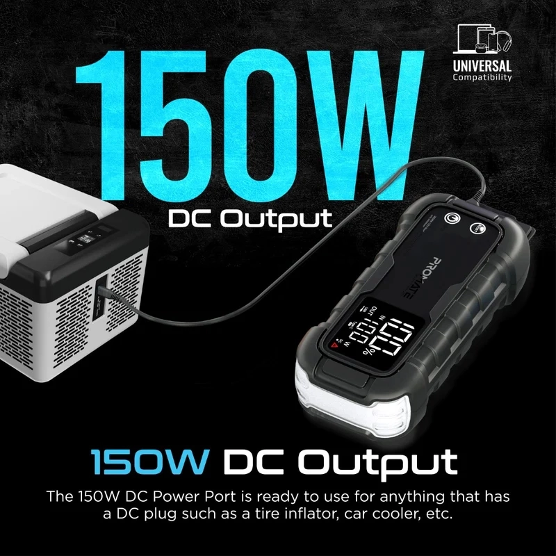 جامپ استارتر خودرو و پاوربانک پرومیت مدل sparktank-20 ظرفیت 20000 میلی آمپر ساعت - 10