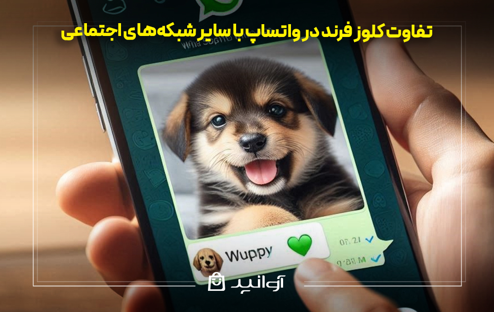 تفاوت کلوز فرند در واتساپ با سایر شبکه‌های اجتماعی