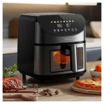 سرخ کن بدون روغن (هواپز) 8 لیتری درما مدل Deerma Air Fryer 8L DEM-KZ150W - Image 2