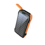 پاور بانک پنل خورشیدی پرودو مدل Porodo Power Bank 4 Panel Solar PBFCH070ظرفیت 20000 میلی آمپر ساعت