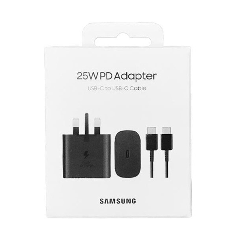 شارژر دیواری 3 پین 25 وات سامسونگ مدل ta800 به همراه کابل - (طرح اصل) - image 3