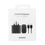 شارژر دیواری 3 پین 25 وات سامسونگ مدل TA800 به همراه کابل - (طرح اصل)