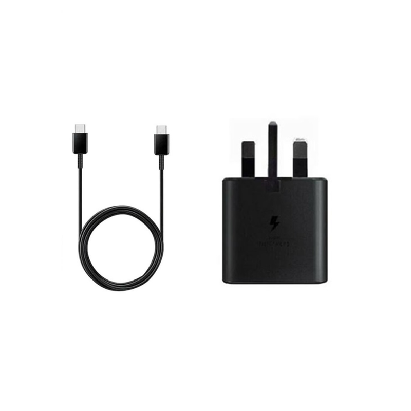 شارژر دیواری 3 پین 25 وات سامسونگ مدل ta800 به همراه کابل - (طرح اصل) - image 2