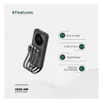پاوربانک گرین لاین ظرفیت 10000 میلی آمپر ساعت مدل Power Bank Green Lion Power Pulse - Image 5