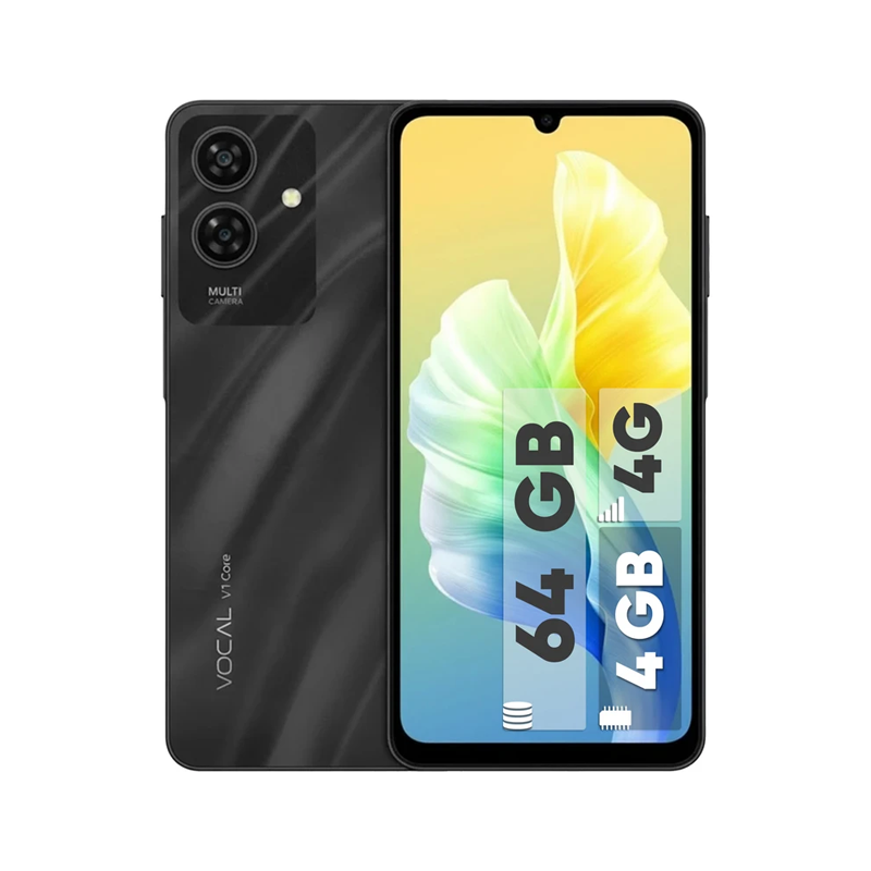 گوشی موبایل وکال مدل v1 core ظرفیت 64 گیگابایت و رم 4 گیگابایت - image 1