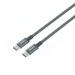 کابل تبدیل USB-C به USB-C فیلیپس مدل DLC7060C طول 2 متر (240 وات - روکش کنفی) - Image 2
