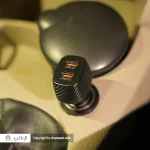 شارژر فندکی فیلیپس مدل DLP5522C توان 60 وات (دو پورت USB-C بدنه فلزی) - Image 2